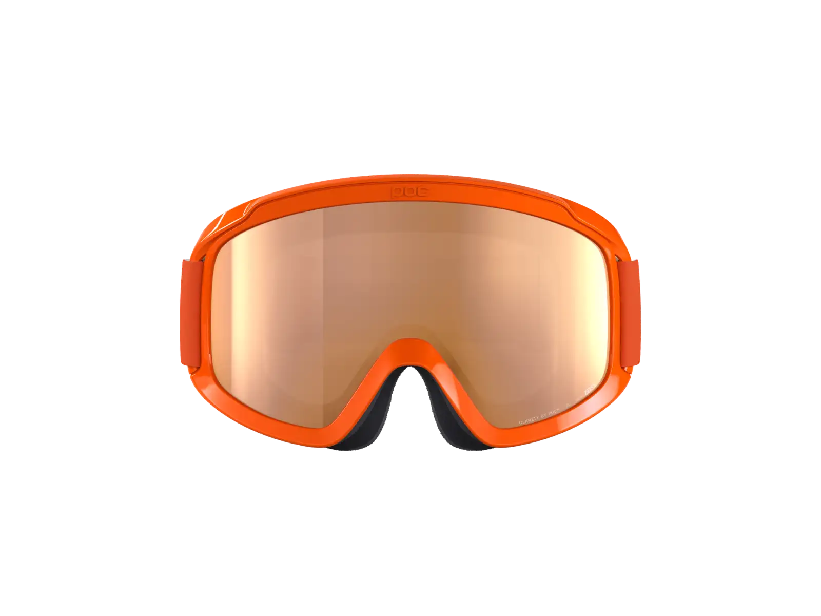 POCito Opsin dziecięce gogle narciarskie Fluorescent Orange/Partly Sunny Light Orange