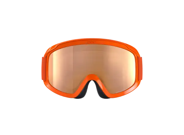 POCito Opsin dziecięce gogle narciarskie Fluorescent Orange/Partly Sunny Light Orange