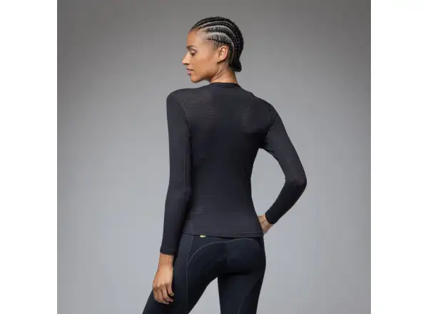 Alé Intimo Merino damska bielizna termoaktywna z długim rękawem Black