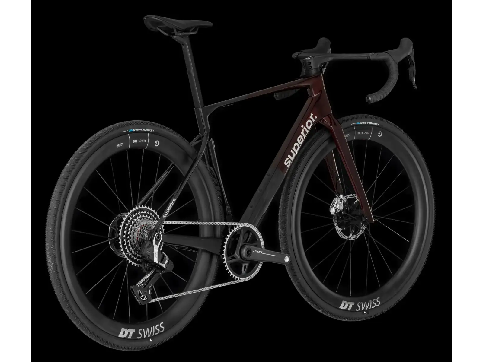 Superior XR 9.9 LTD gravel rower Matte Carbon/Gloss Red