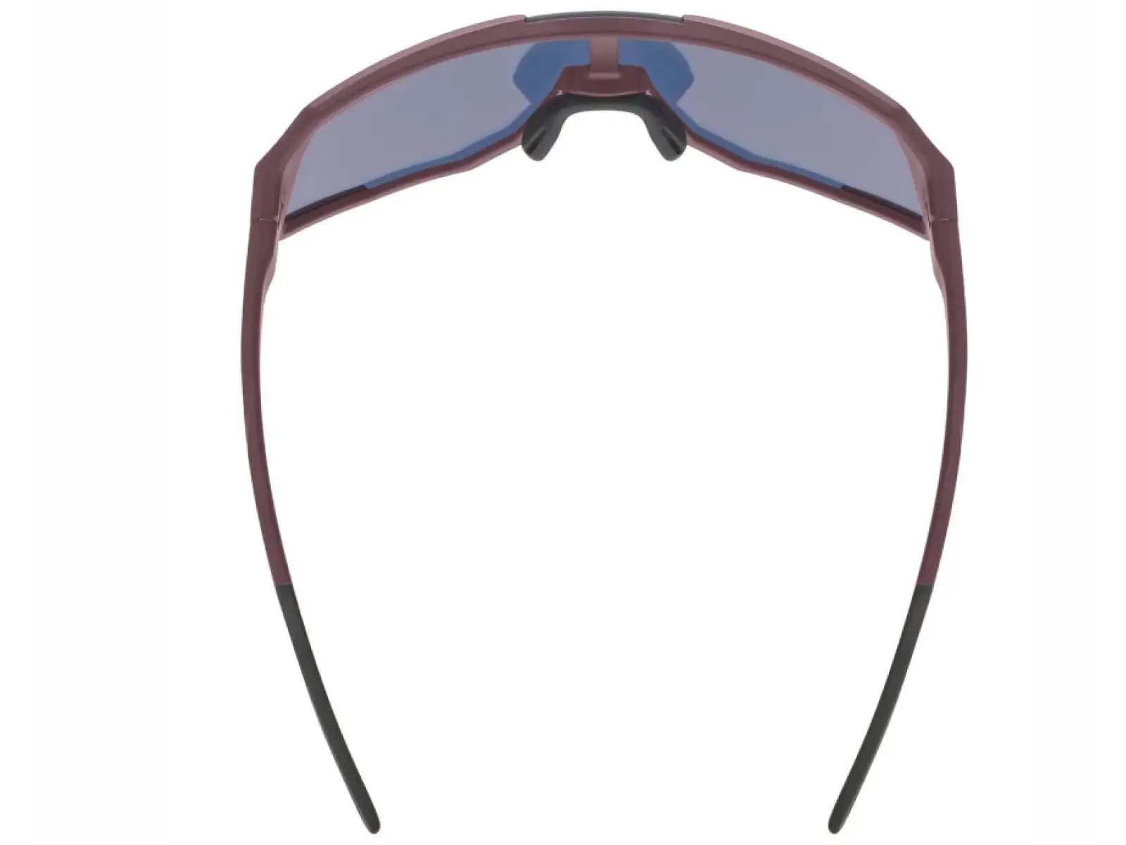 Uvex Sequenze CV okulary rowerowe Burgundy matt/Mirror Red