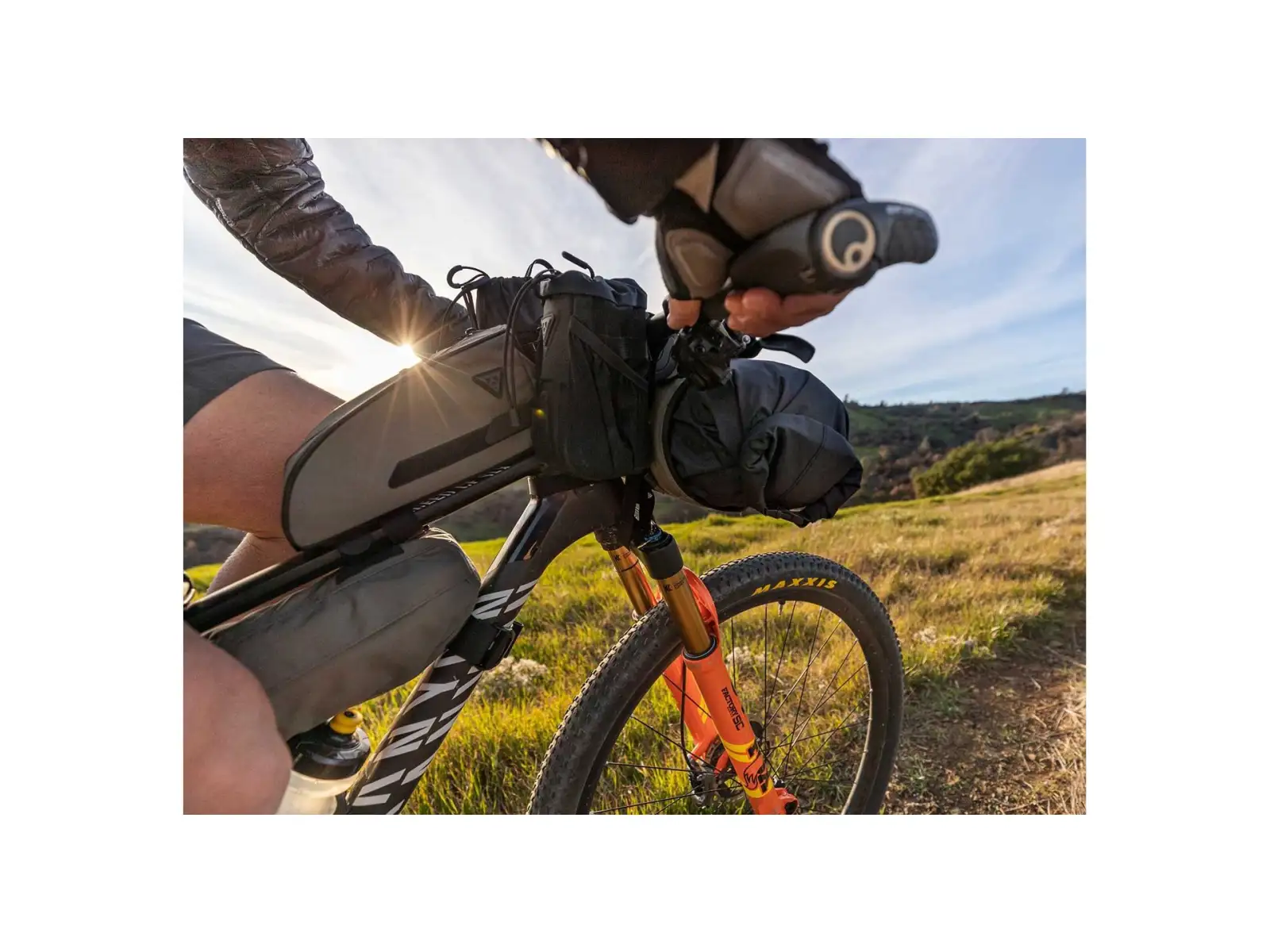 Topeak bikepacking Frontloader 8 l torba na kierownicę zielona