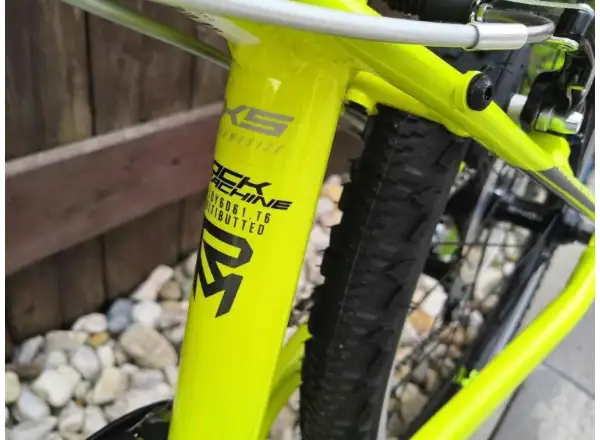 Rock Machine Thunder 24 Gloss Radioactive Yellow/Black/Dark Grey rower dziecięcy