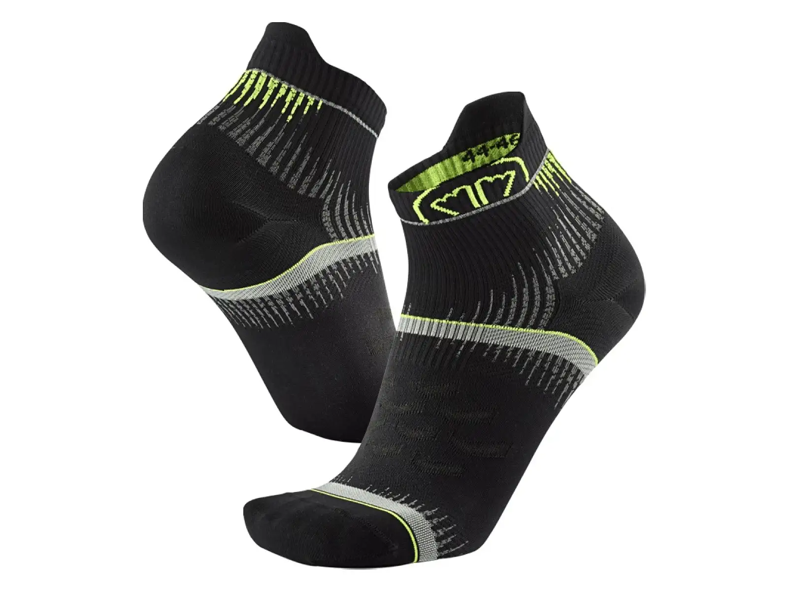 Sidas Run Ultra skarpetki Black/Yellow