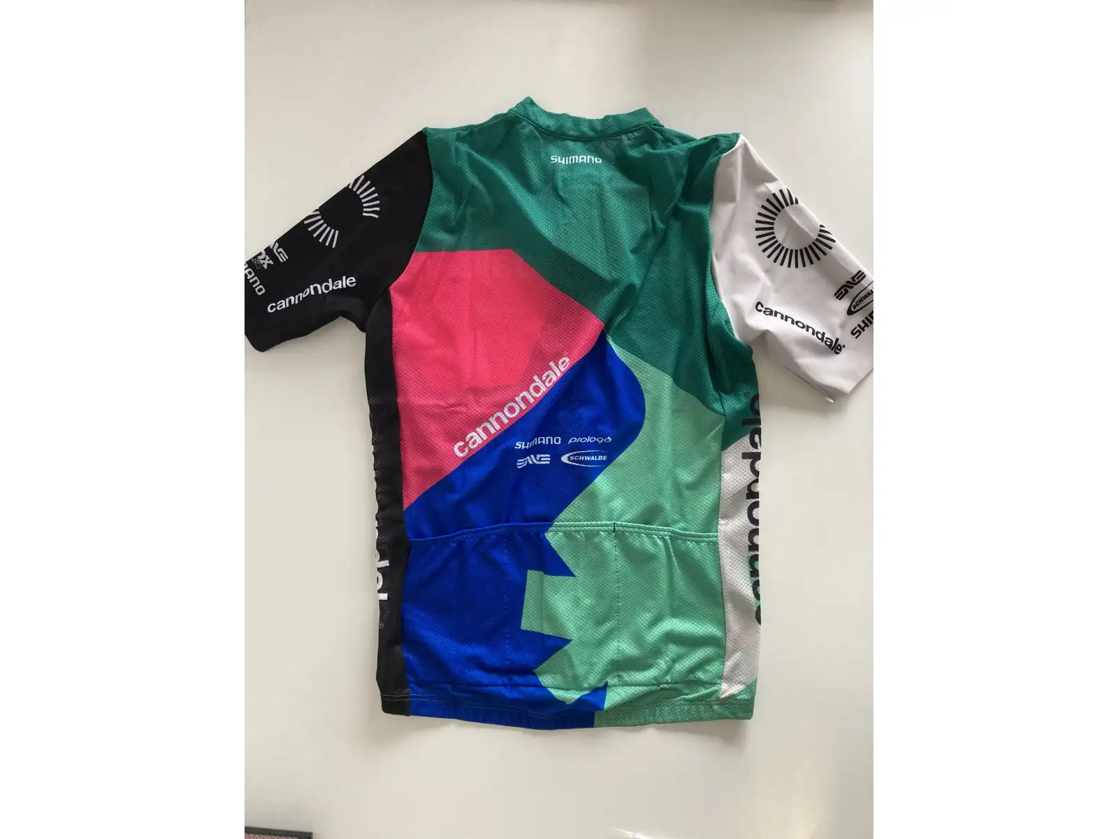 Cannondale CFR Replica męska koszulka z krótkim rękawem zielona/niebieska