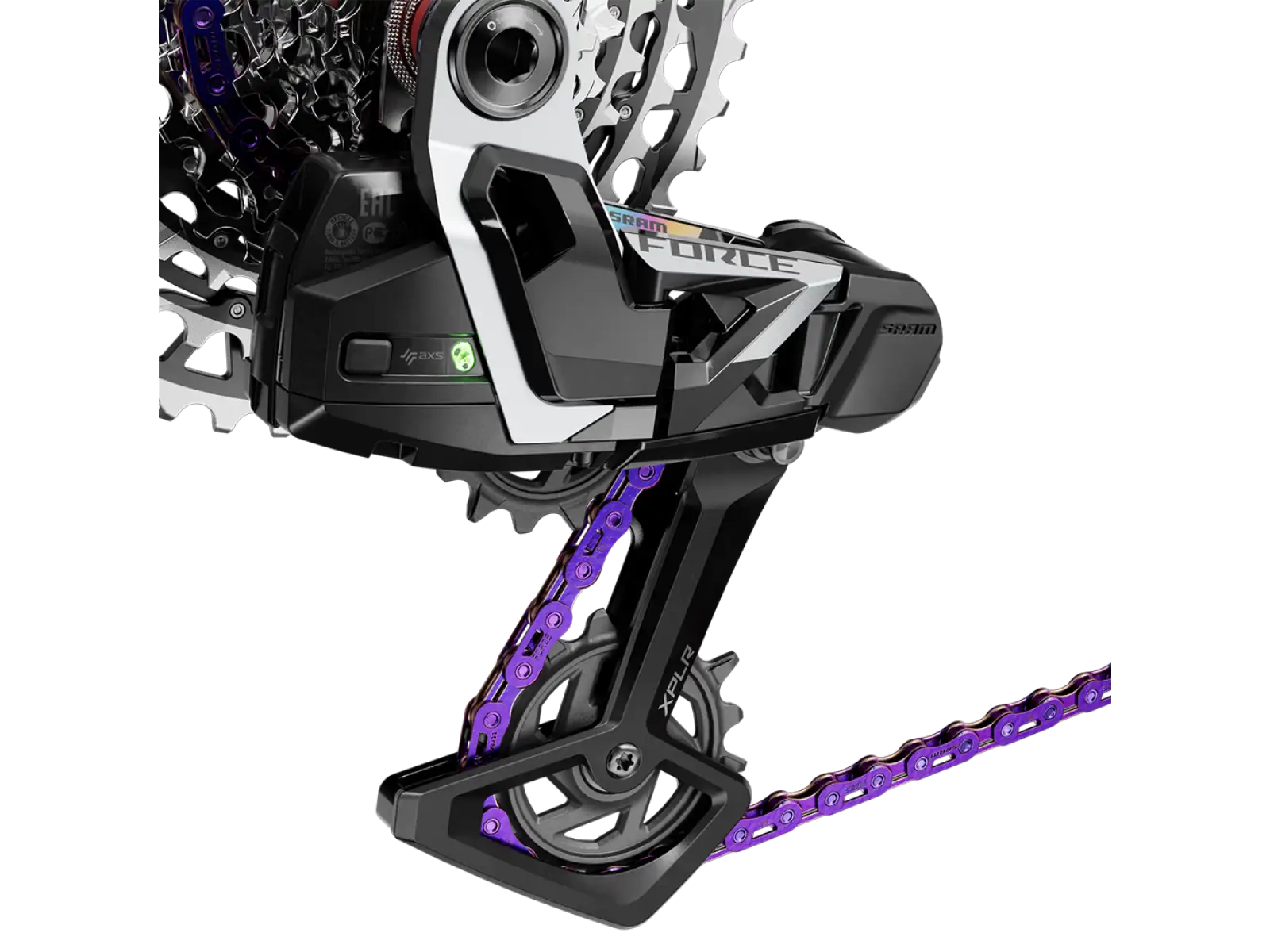 Sram Force E1 Flattop łańcuch Purple 126 ogniw