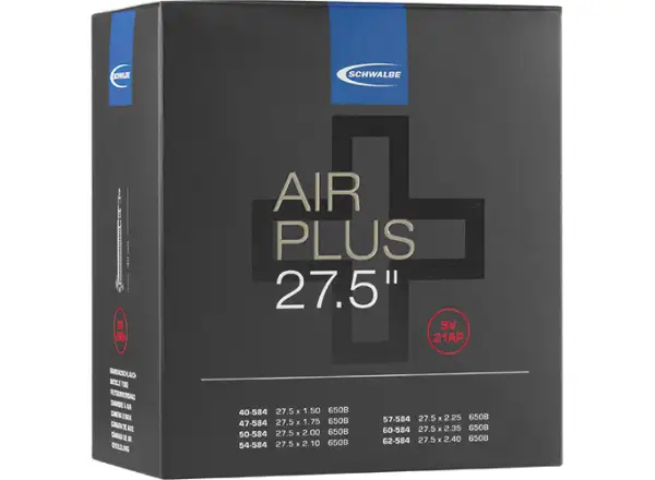 Schwalbe Air Plus 27,5" dętka 40-62/584 zawór Presta