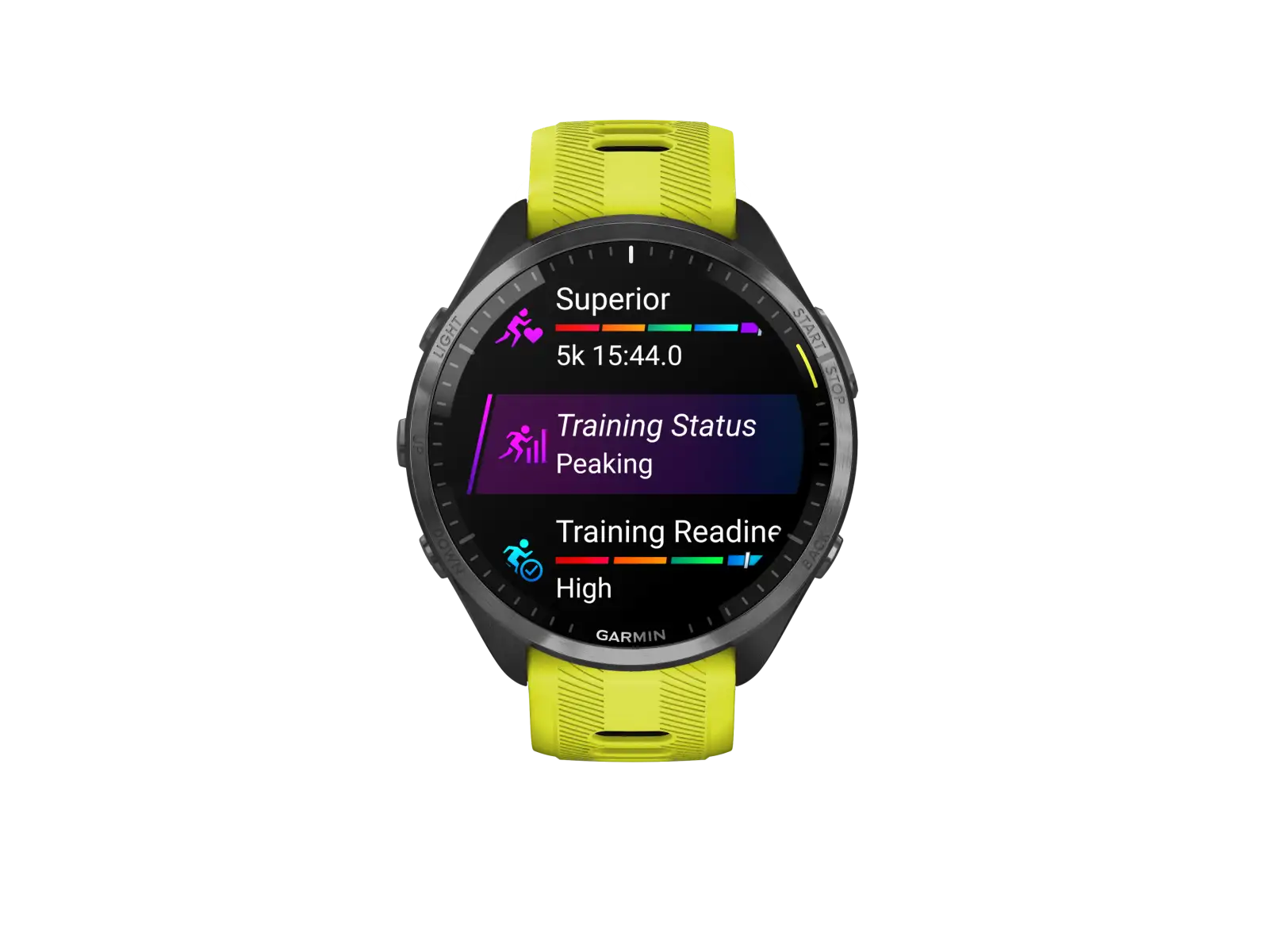 Garmin Forerunner 965 inteligentny zegarek Carbon Grey Titan DLC/Yellow