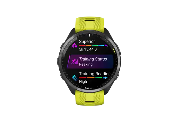 Garmin Forerunner 965 inteligentny zegarek Carbon Grey Titan DLC/Yellow