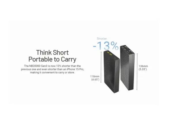 Nitecore wydajny Powerbank NB20000 Gen3