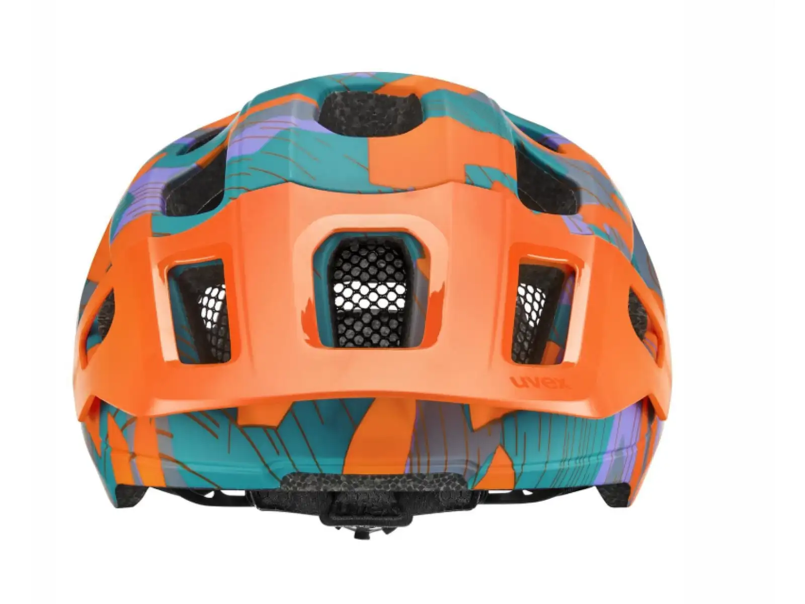 Uvex React Jr. dziecięcy kask Papaya/Camo Matt