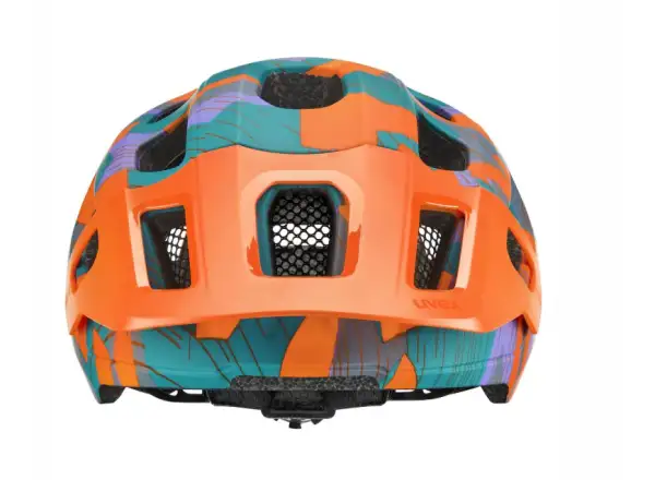 Uvex React Jr. dziecięcy kask Papaya/Camo Matt