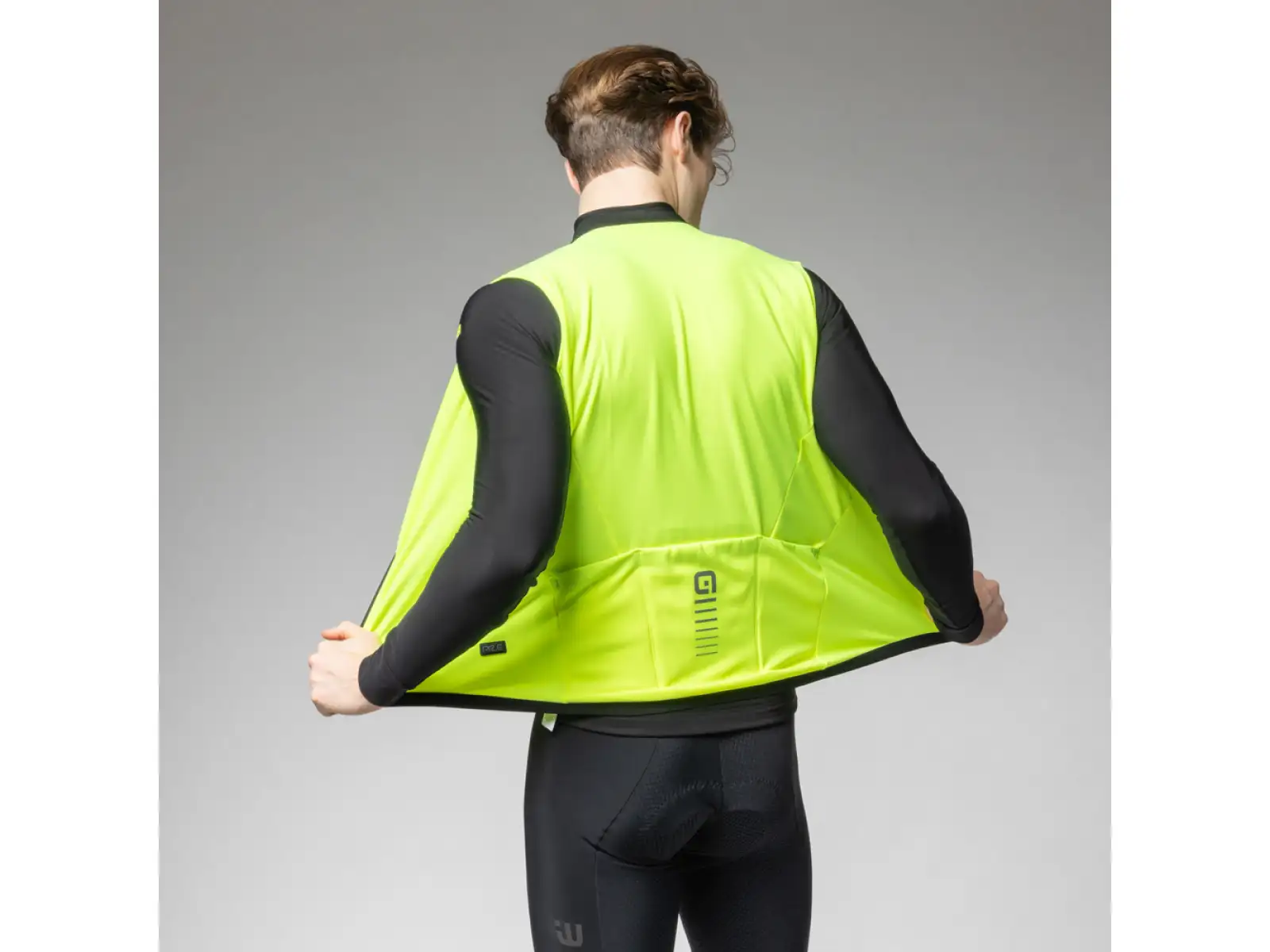 Alé PR-E Thermo 2.0 męska kamizelka rowerowa Fluo Yellow