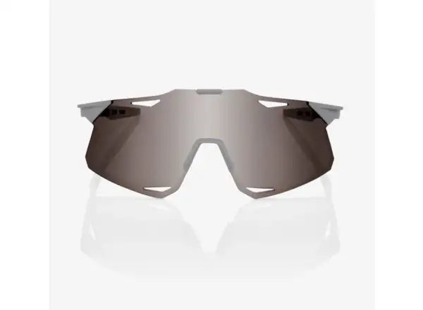 100% Hypercraft okulary Matte Stone Grey/HiPER Crimson Silver Mirror Lens