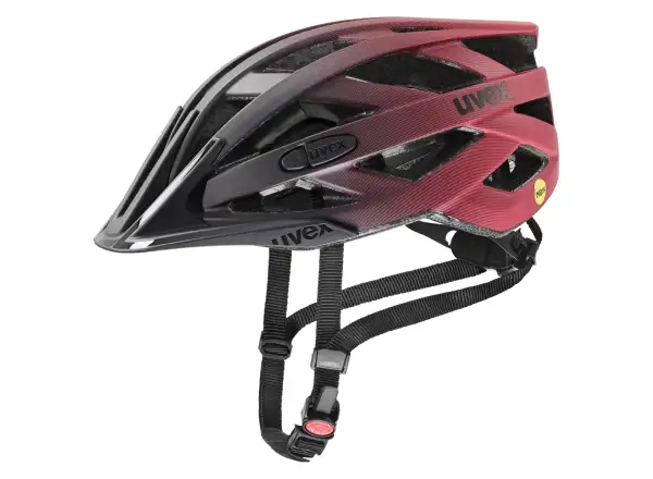 Uvex I-VO CC MIPS kask Black/Red Matt