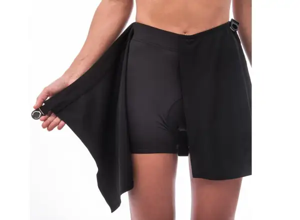 Sensor Helium damska spódnica z wkładką True Black