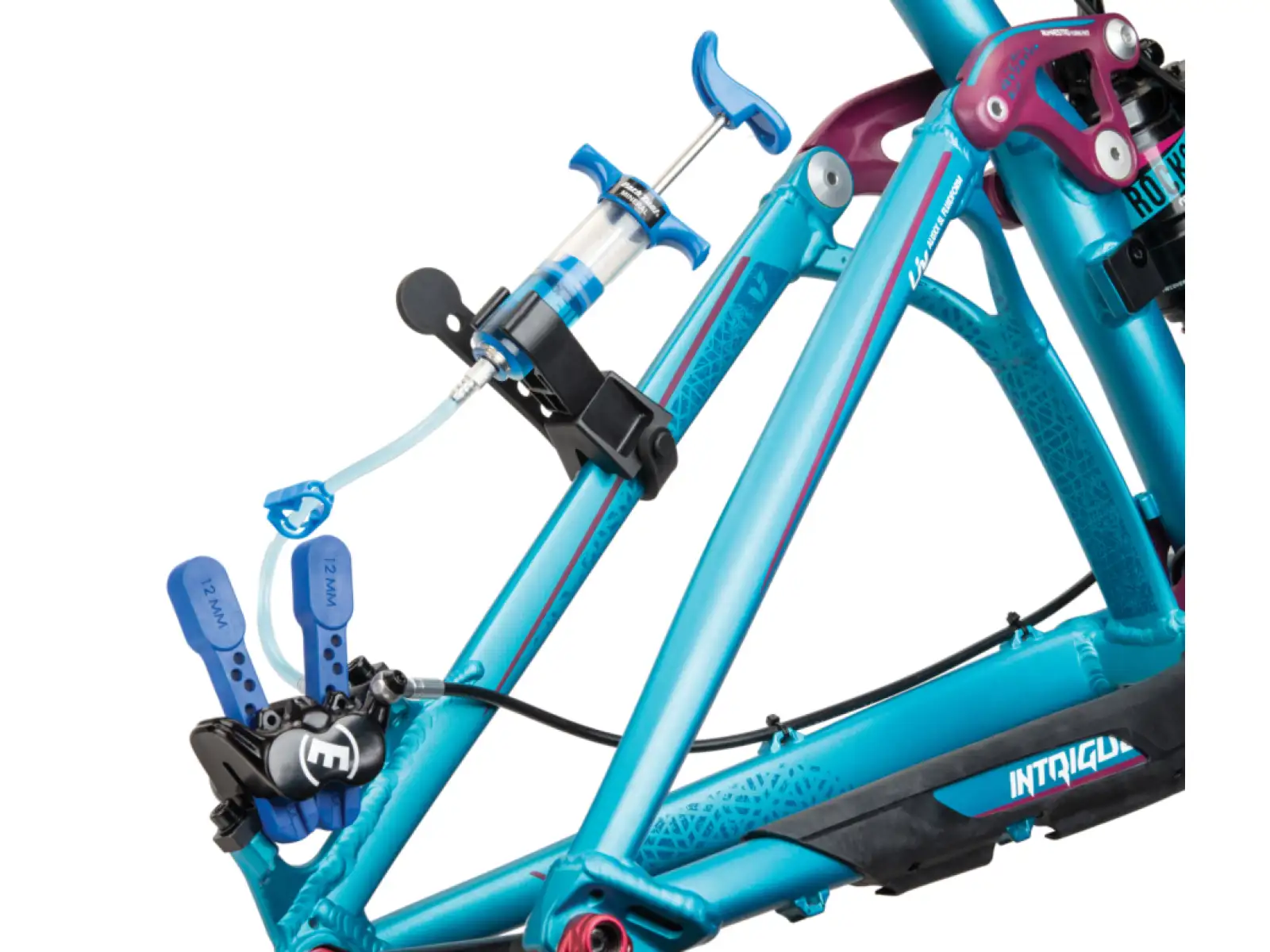 Park Tool PT-BKM-1 profesjonalny zestaw do odpowietrzania hamulców z Mineral Oil