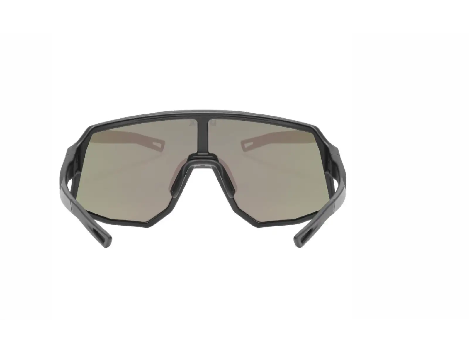 Uvex Sequenze okulary rowerowe Black matt/Mirror Green