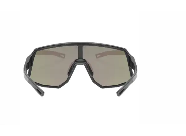 Uvex Sequenze okulary rowerowe Black matt/Mirror Green