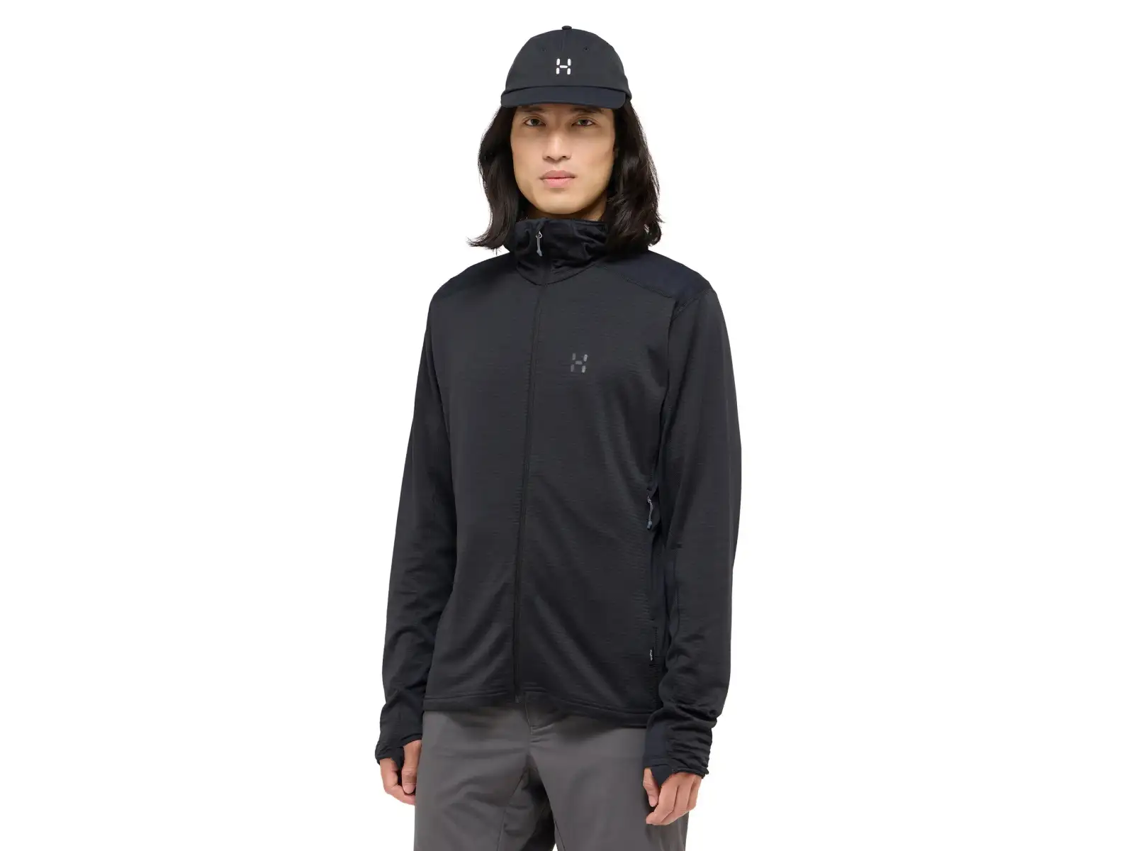 Haglöfs L.I.M Mid Multi Hood męska bluza True Black