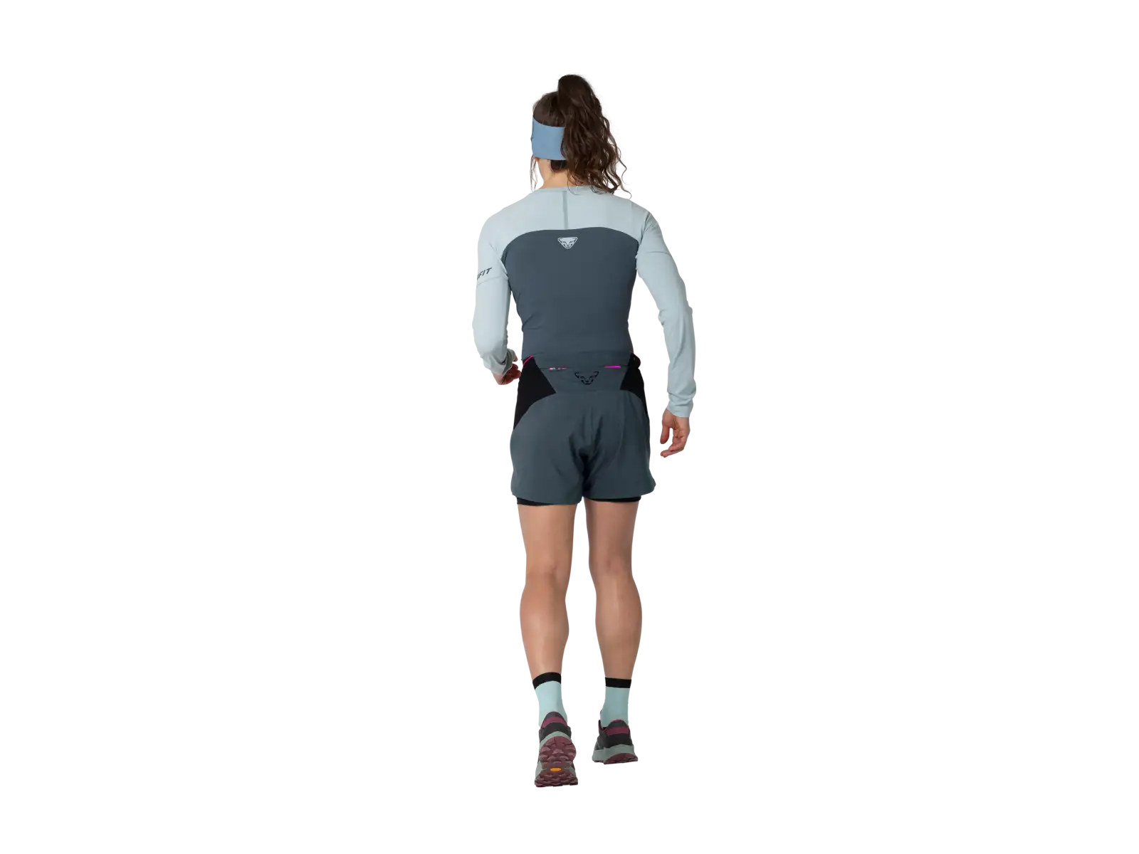 Dynafit Alpine Pro 2w1 damskie spodenki biegowe Cinder