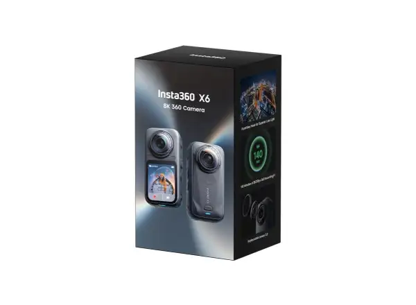 Insta360 X6 kamera sportowa Standard Bundle Black