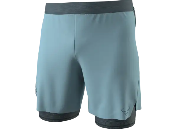 Dynafit Alpine Pro 2w1 męskie biegowe spodenki Smoke Blue