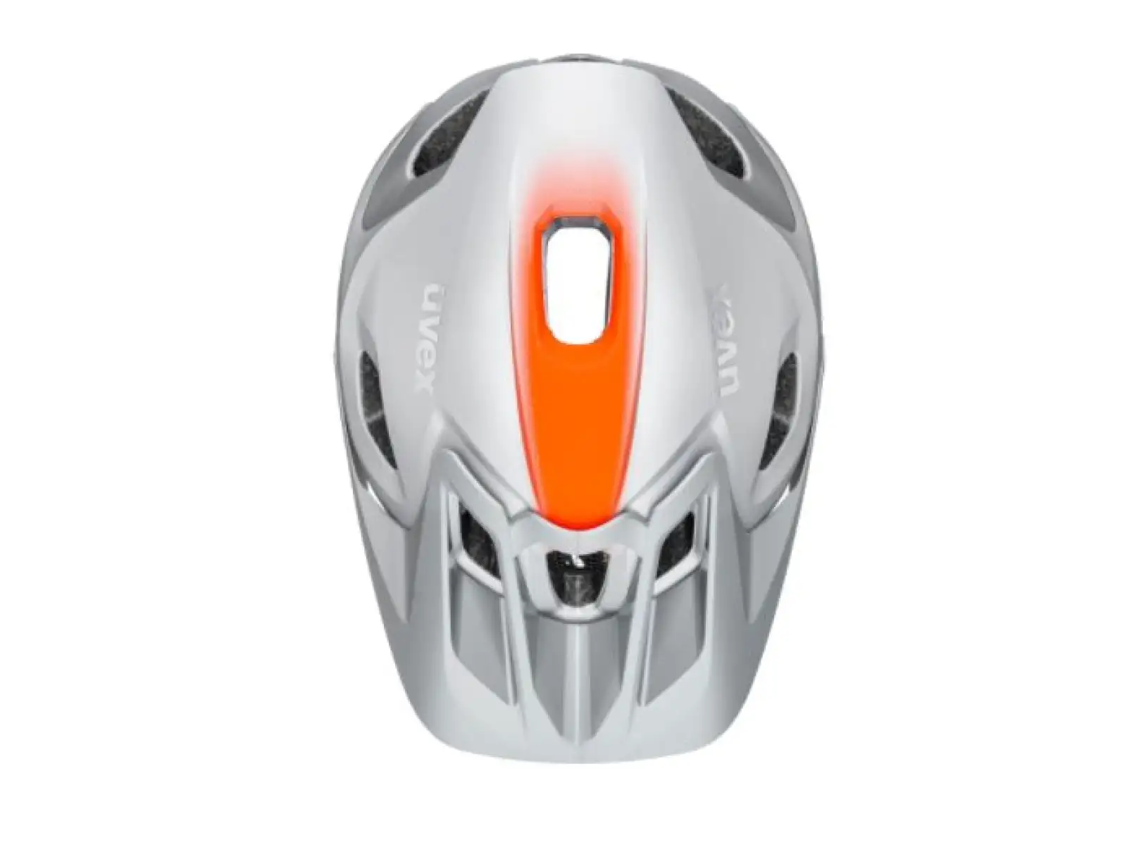 Uvex Quatro Integrale MTB kask Silver/Orange Mat