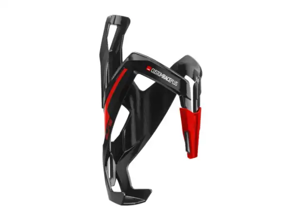 Elite Custom Race Plus koszyk błyszczący czarny/czerwony