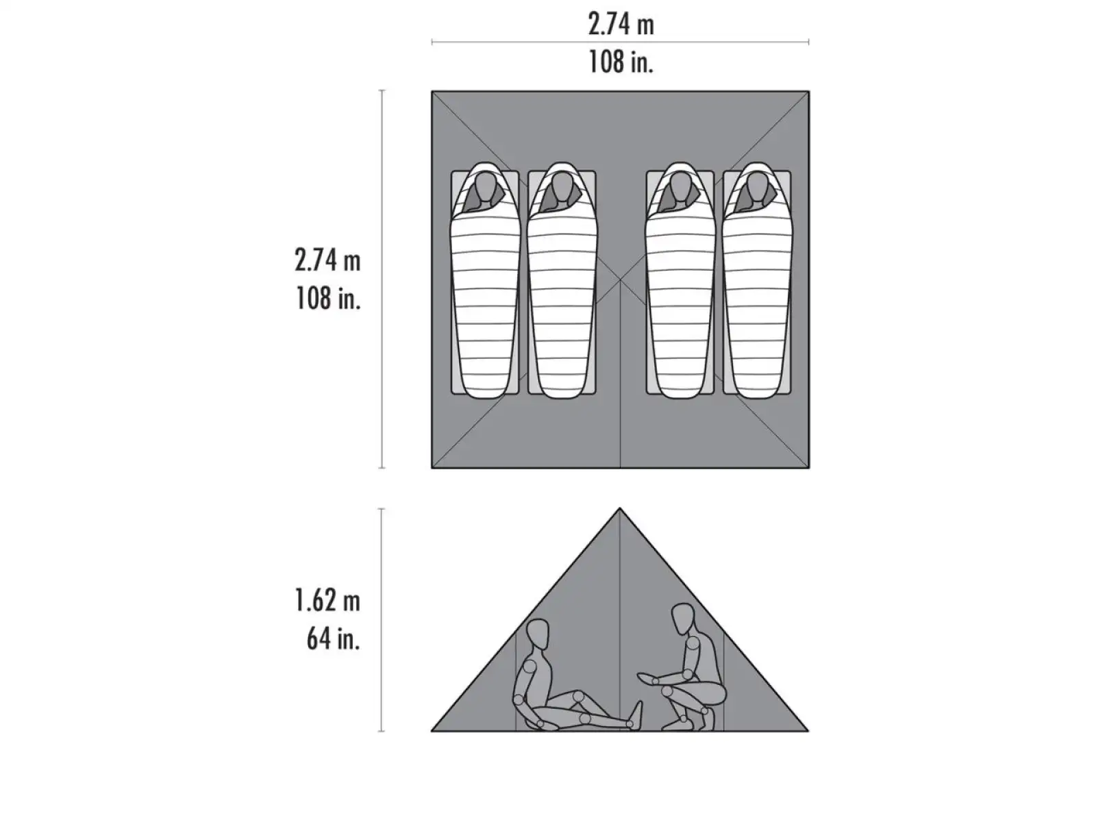 MSR Front Range UL Tarp Schronienie dla 4 osób