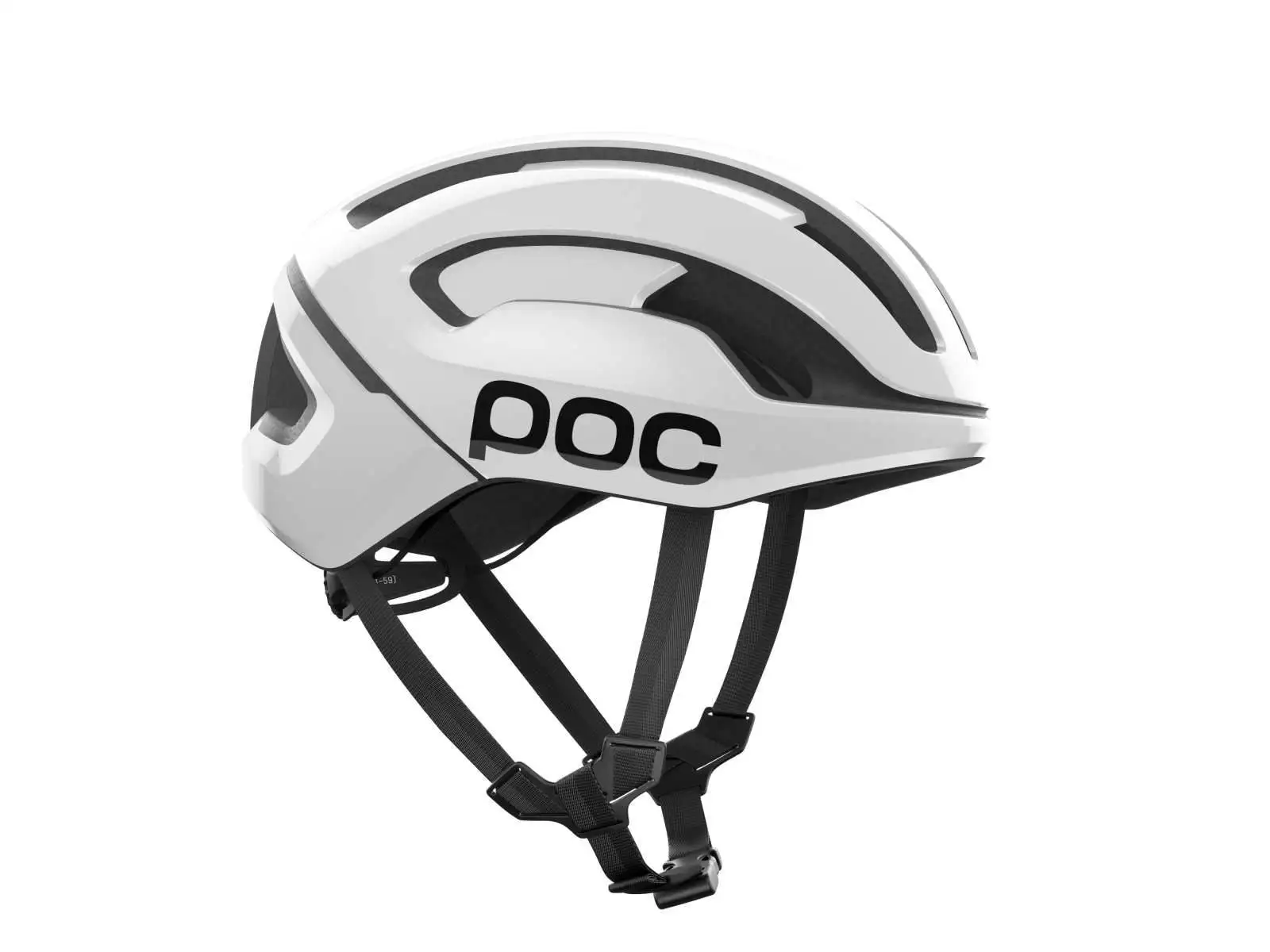 POC Omne Air MIPS kask Hydrogen White/Uranium Black Matt/Logo