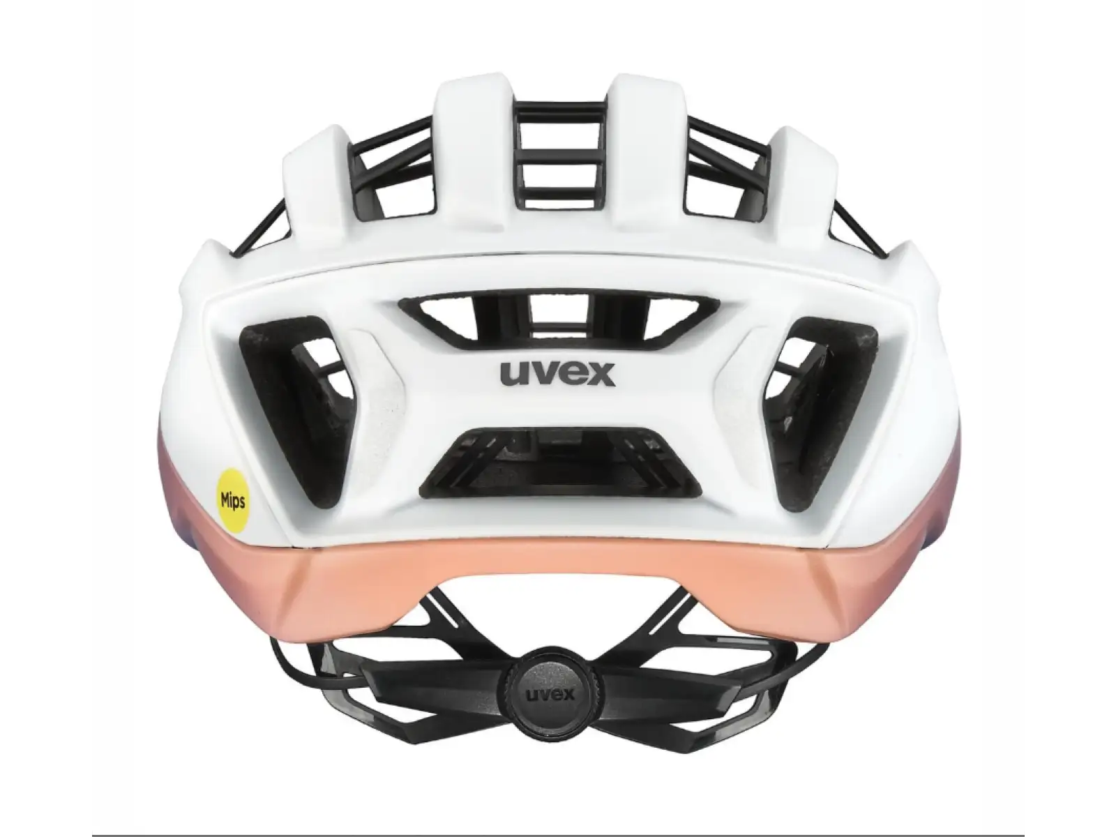 Uvex Surge Aero MIPS kask rowerowy szosowy White/Lila Apricot Matt