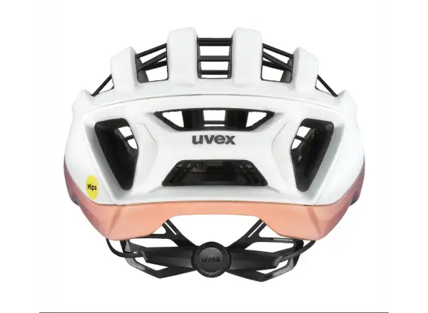 Uvex Surge Aero MIPS kask rowerowy szosowy White/Lila Apricot Matt