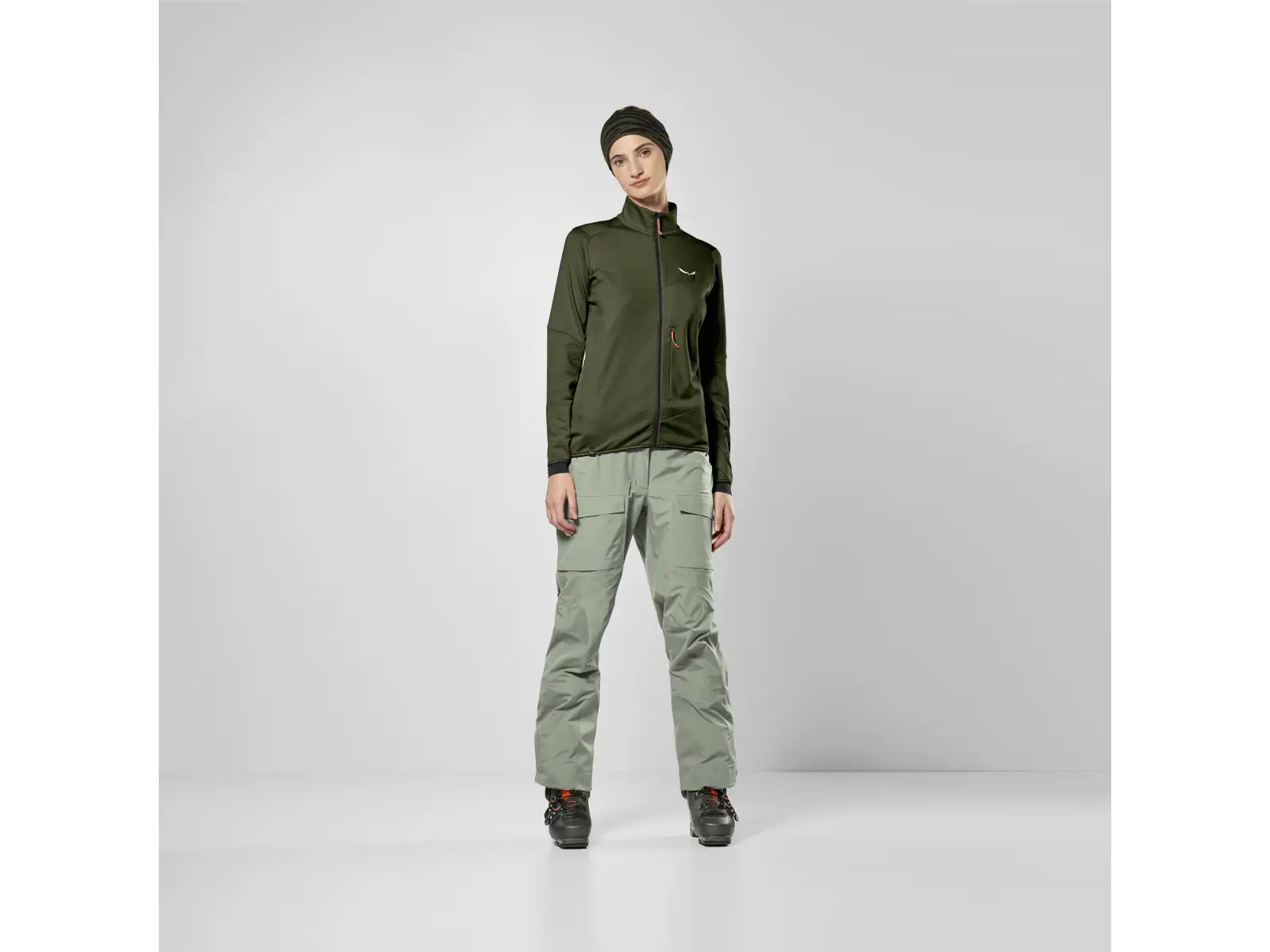 Salewa Sella Crevasse damska bluza Dark Olive