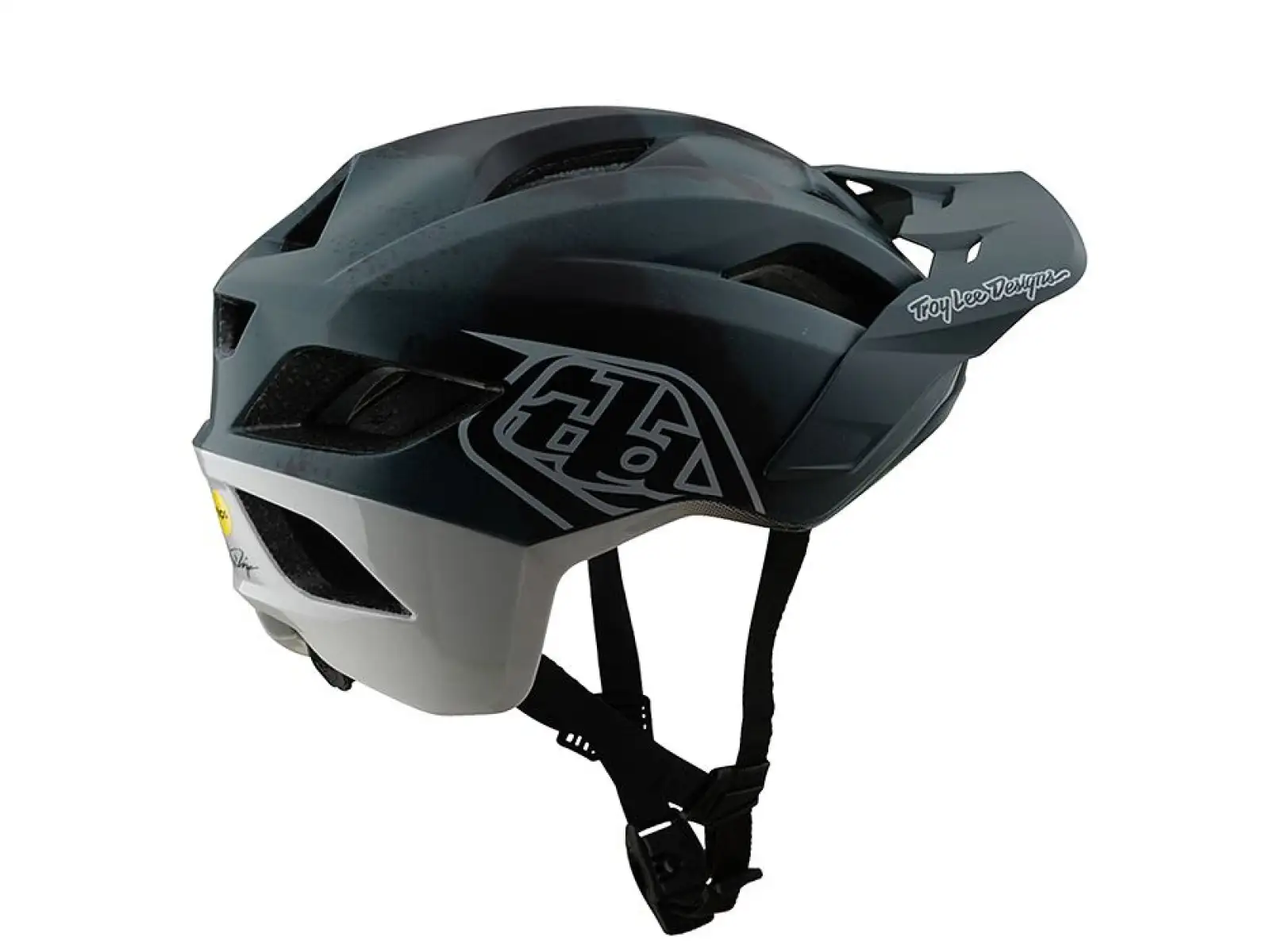 Troy Lee Designs Flowline SE kask Badge Camo Gray