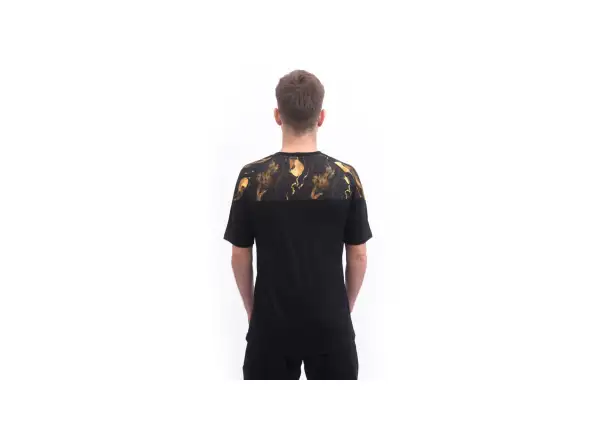 Sensor Merino Impress męska koszulka z krótkim rękawem czarna/Cosmos