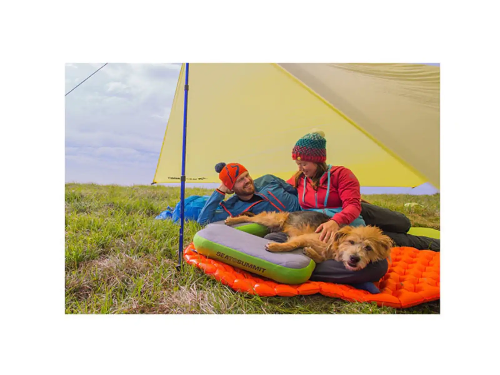 Sea to Summit Aeros Premium Deluxe Pillow poduszka dmuchana szara
