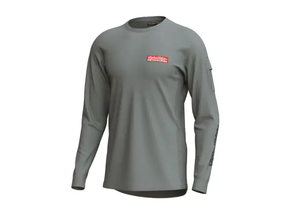 Troy Lee Designs Ruckus Ride Tee męska koszulka rowerowa długi rękaw Custom Paint Mid Gray