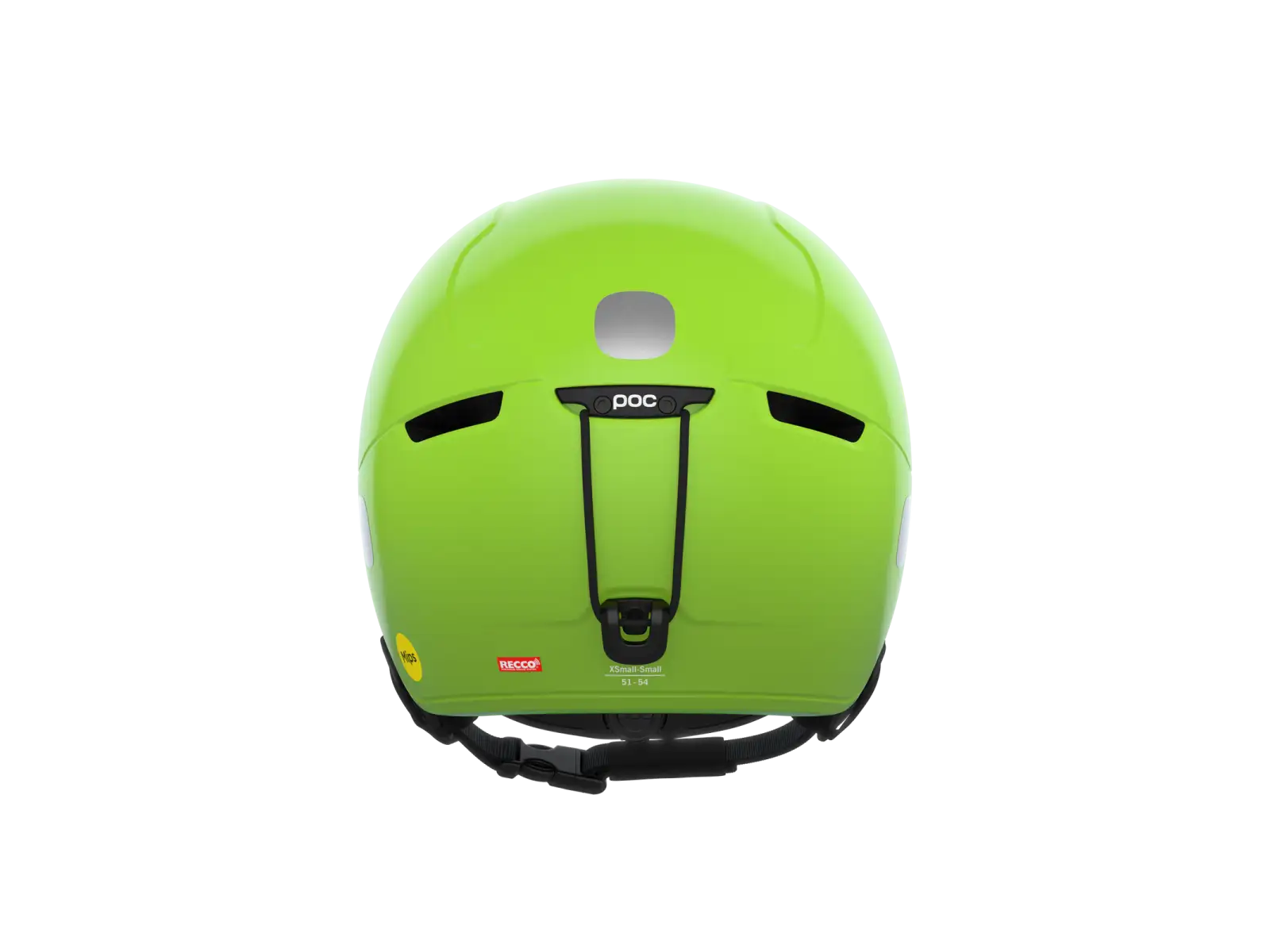 POC POCito Obex MIPS dziecięcy kask narciarski Fluorescent Yellow/Green
