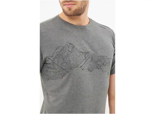 Viking Lako męska koszulka krótki rękaw dark grey