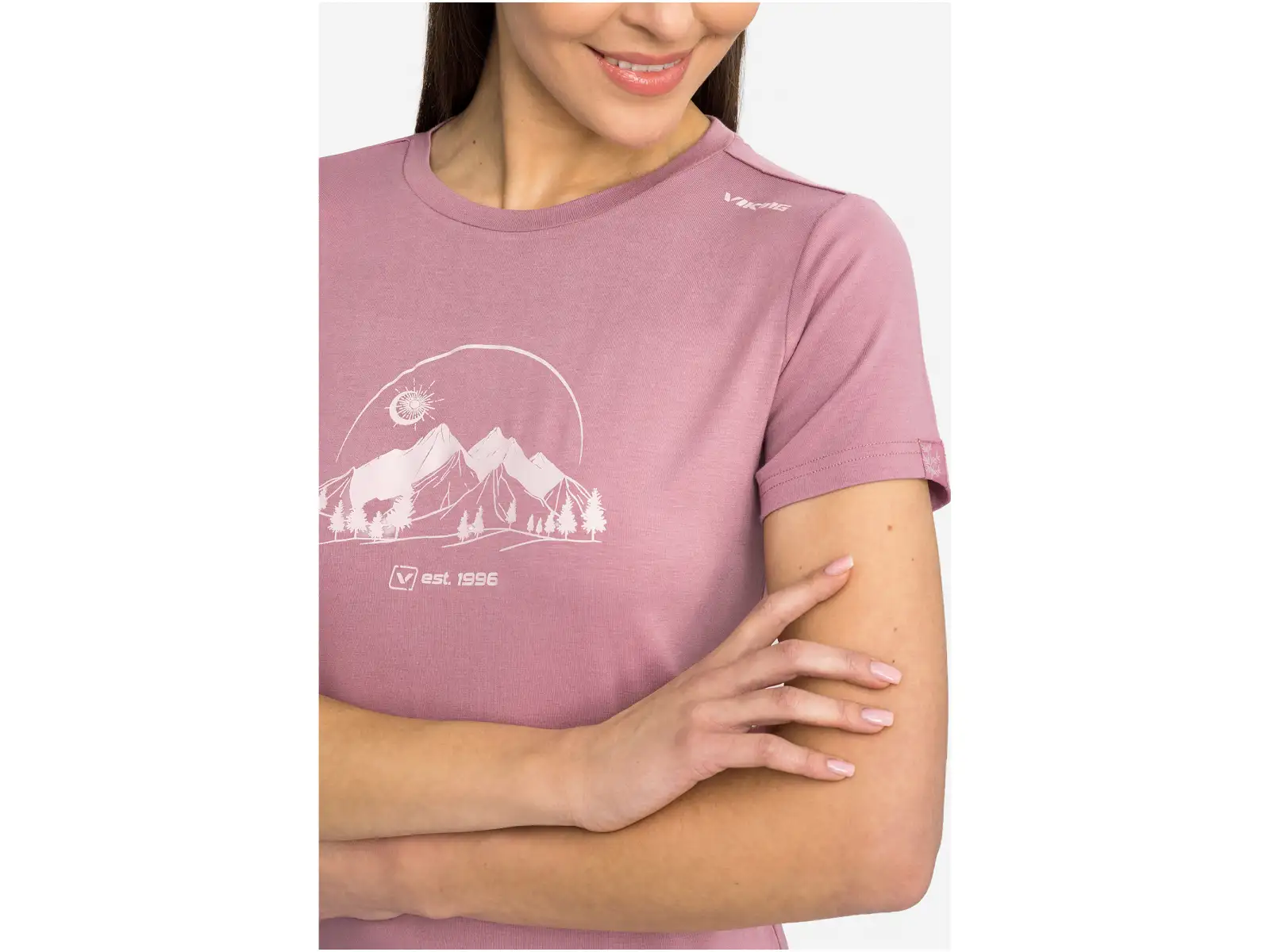 Viking Lenta Lady damska koszulka z krótkim rękawem Pink/Fuchsia