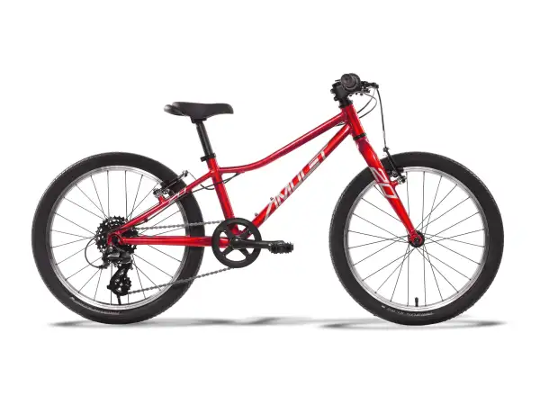 AMULET 20 Fun rower dziecięcy metallic red/silver