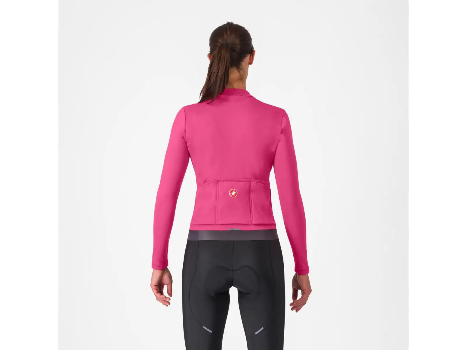 Castelli Espresso Thermal damski dres Violet Pink/Dark Gray
