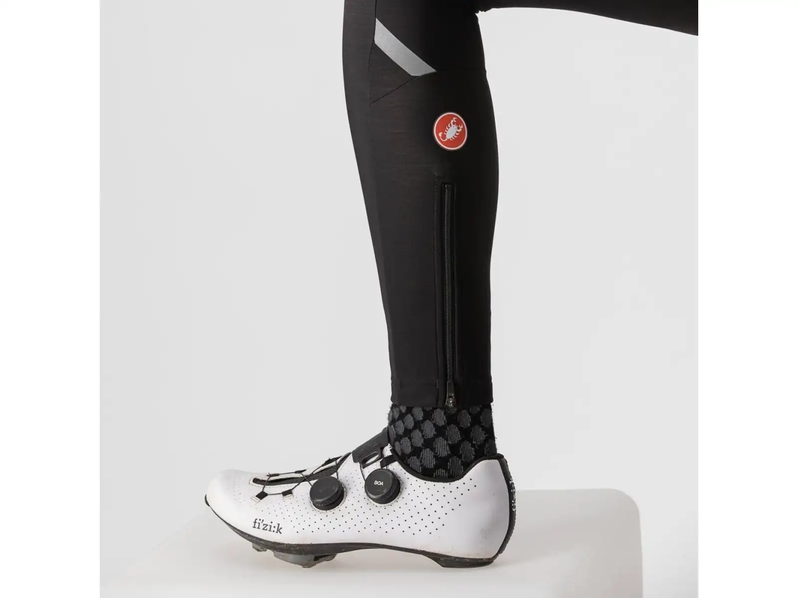 Castelli Entrata W Bibtight damskie spodnie Black