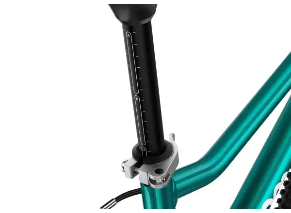 Woom GO 3 Automagic rower dziecięcy 16" Metallic Turquoise
