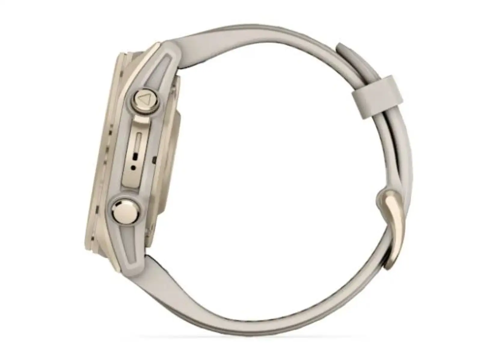 Garmin fenix 8 - 43 mm AMOLED Sapphire smartwatch Soft Gold Fog grey