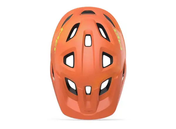 MET Eldar kask rowerowy pomarańczowy matowy rozmiar UNI