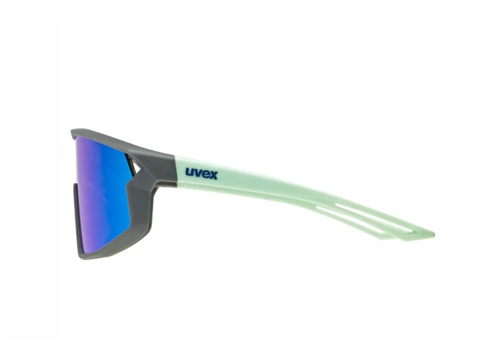 Uvex Skyryse JR. dziecięce okulary Grey/Green Matt/Mirror Blue