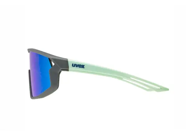 Uvex Skyryse JR. dziecięce okulary Grey/Green Matt/Mirror Blue