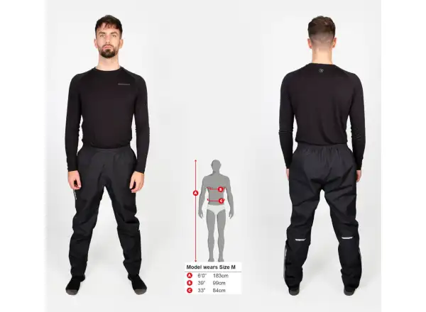 Endura Hummvee Transit męskie wodoodporne spodnie Black